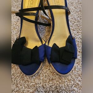 Jcrew Navy And Black Espedrille